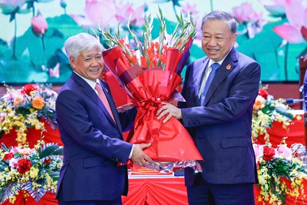 Bế mạc Đại hội đại biểu Đảng bộ MTTQ, các đoàn thể Trung ương lần thứ nhất, nhiệm kỳ 2025-2030